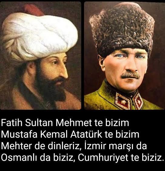 Osmanli ve cumhuriyet arasinda neden ayrim var hepsi bizim tarihimiz?