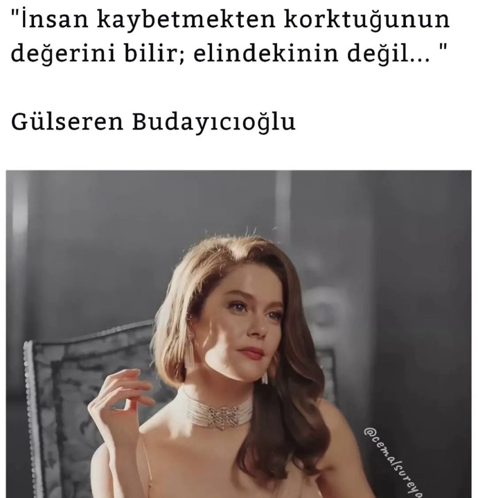 İnsan kaybetmekten korktuğu kişinin mi değerini bilir?