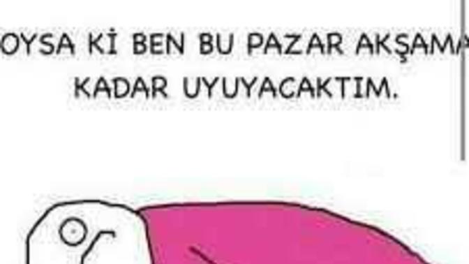 Pazar pazar bu saatte kalkılır mı?