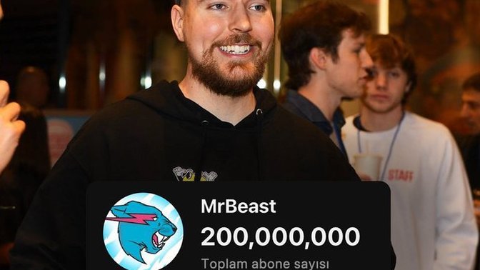 Youtube'da 200 milyon aboneye ulaşan ilk kişisel kanal Mr. Beast olmuş Mr. Beast bu kadar takipçiyi hak ediyor mu sizce?