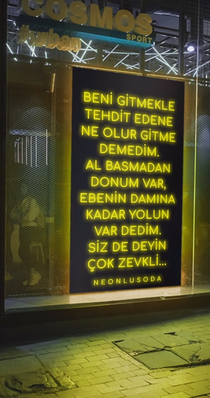 Sözü çok beğendim sizce de öyle değil mi?