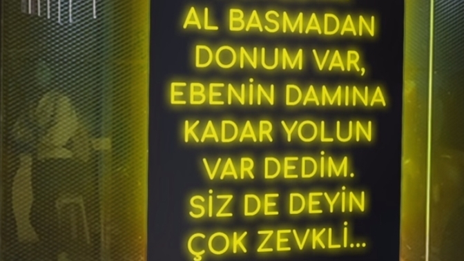 Sözü çok beğendim sizce de öyle değil mi?