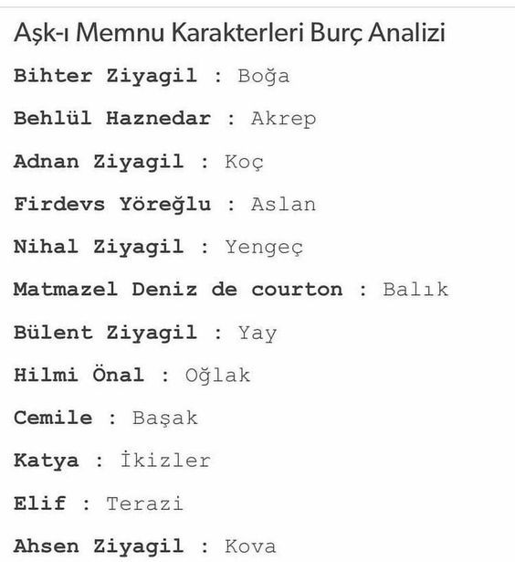 Burcuna göre hangi Aşk-ı Memnu karakterisin?