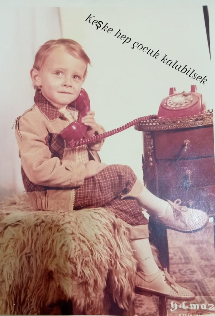 Sizin de bebeklik fotoğraflarınız var mı, küçükken de karakteriniz aynı mıydı?
