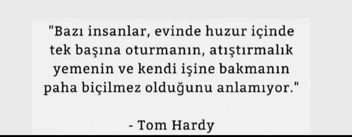 Yalnızlık paha biçilmez mi?
