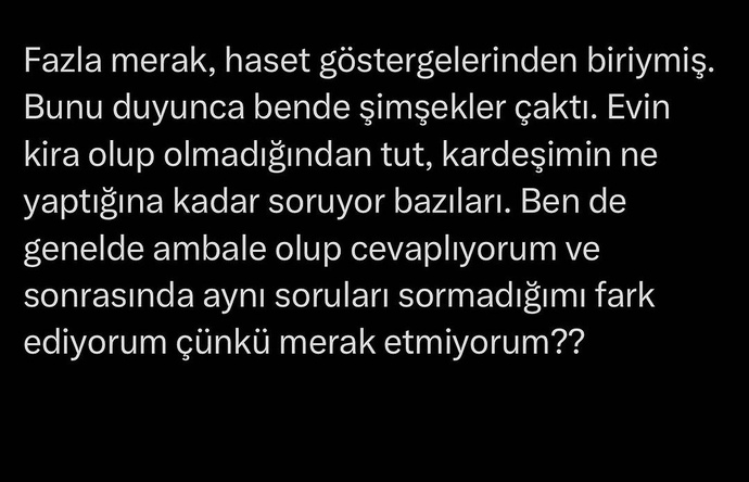 Çok meraklı insanlar sizi rahatsız eder mi?