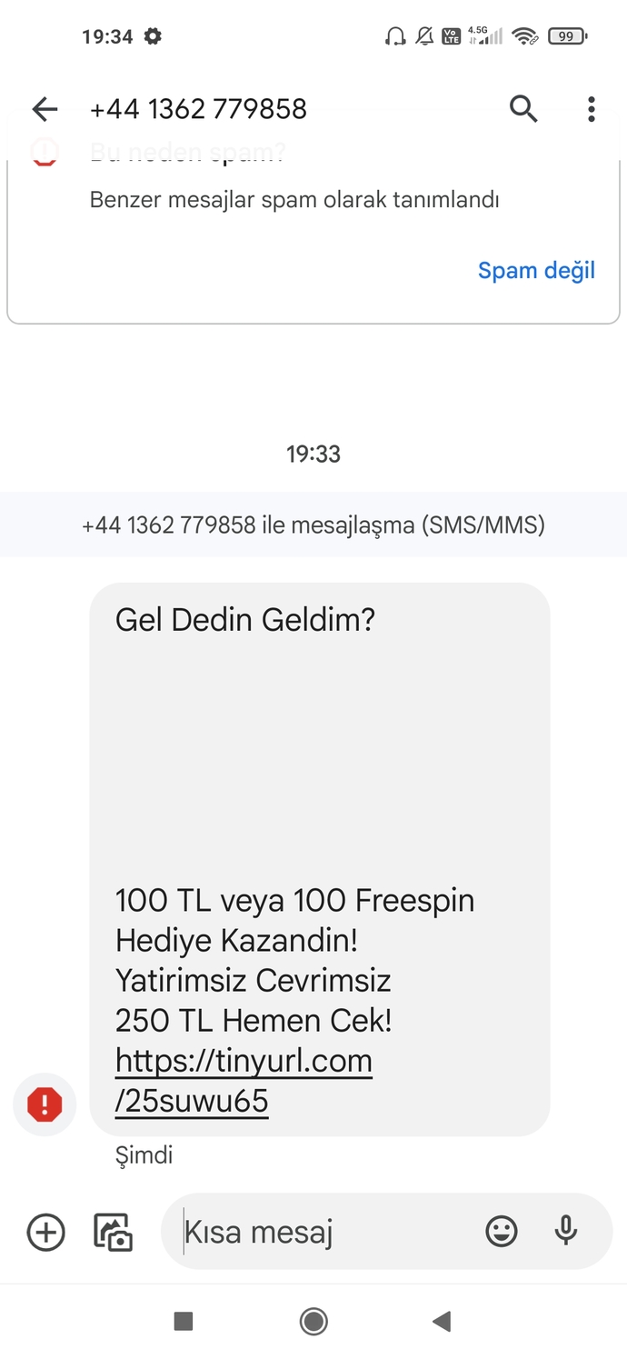 Bunlar ne mesajı