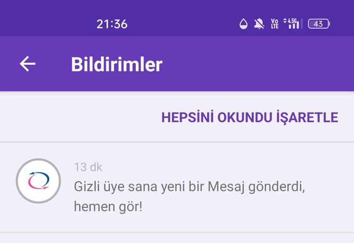 Şu an nasıl bir mesaj almak isterdin?