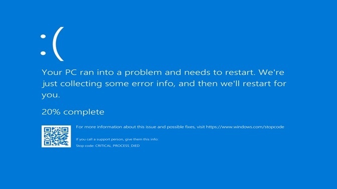 Laptop mavi ekran hatası veriyor. Nasıl format atılıyor?