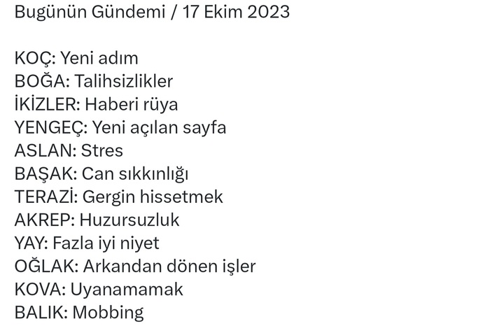Burcunun bugünkü gündeminde ne var?