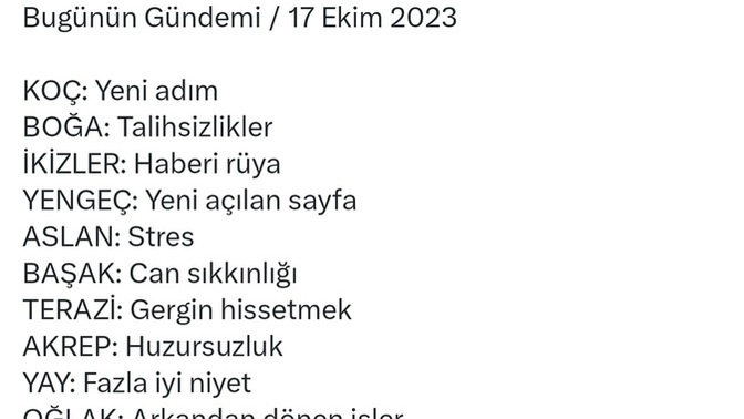 Burcunun bugünkü gündeminde ne var?