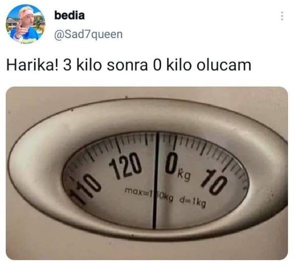 Kilo takıntınız var mı?