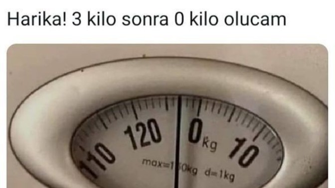 Kilo takıntınız var mı?