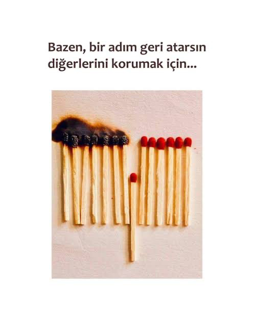 Geri adım atmak sana göre mi?