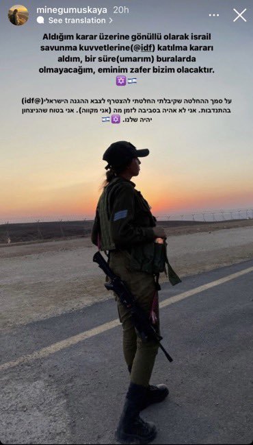 Türk Vatandaşı birisi gönüllü olarak İsrail Ordusuna katıldığını açıklamış Türk birisi İsrail ordusuna neden katılır ki?
