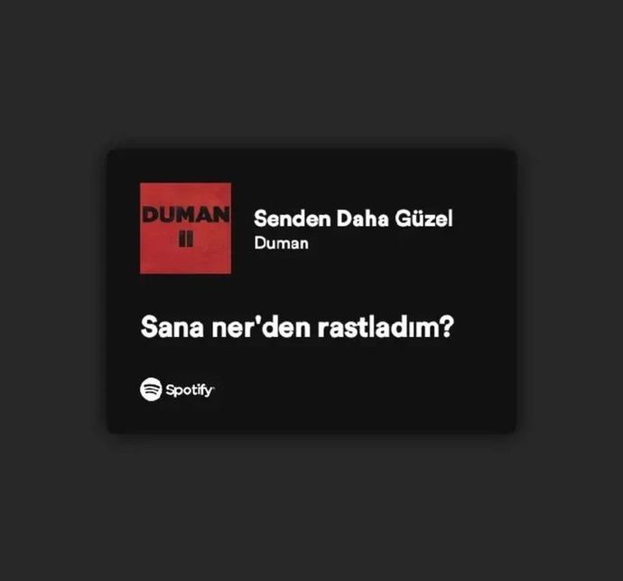 Hoşunuza giden bir şarkı sözü bırakın?