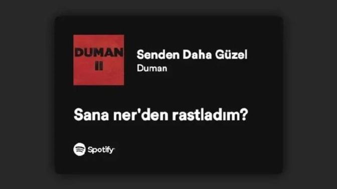 Hoşunuza giden bir şarkı sözü bırakın?