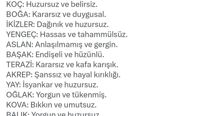 Burcuna göre şuanda ne hissediyormuşsun 🤔?