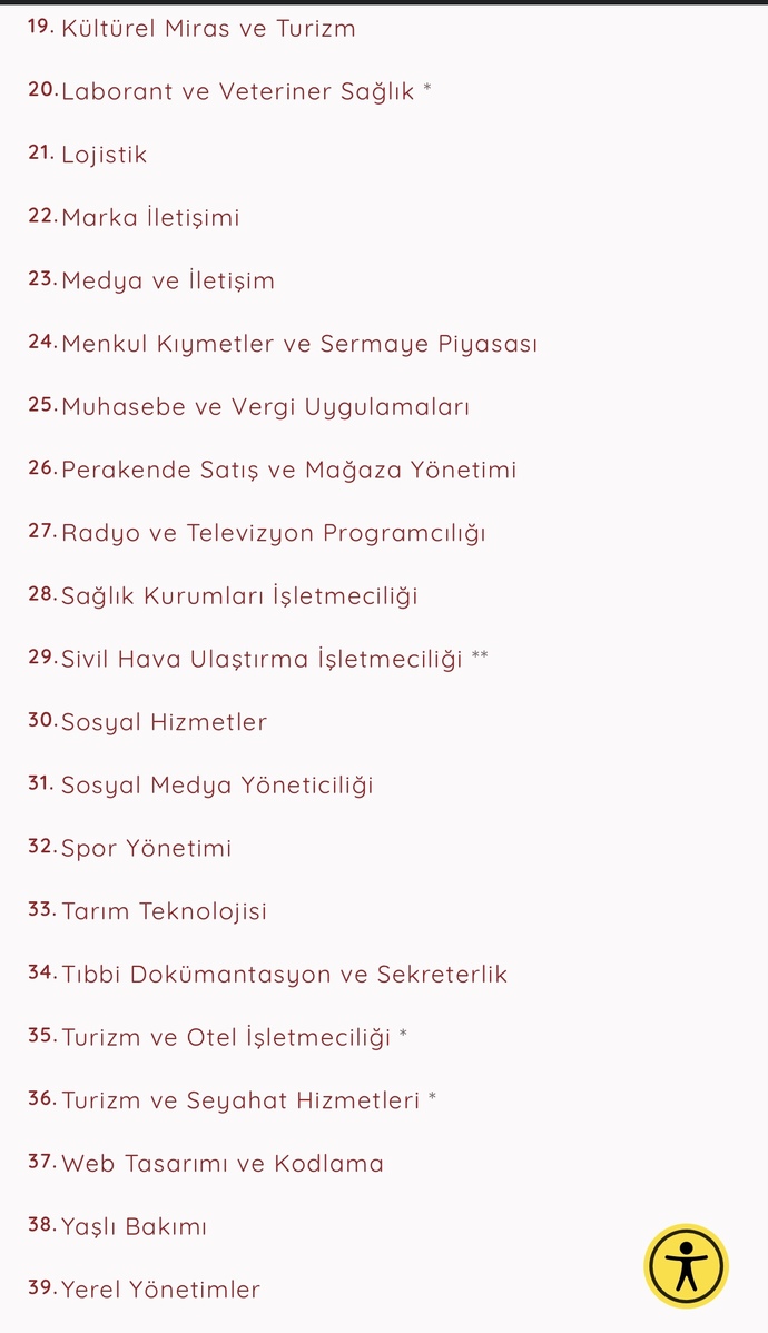 Önlisans bu bölümlerden hangisini önerirsiniz?
