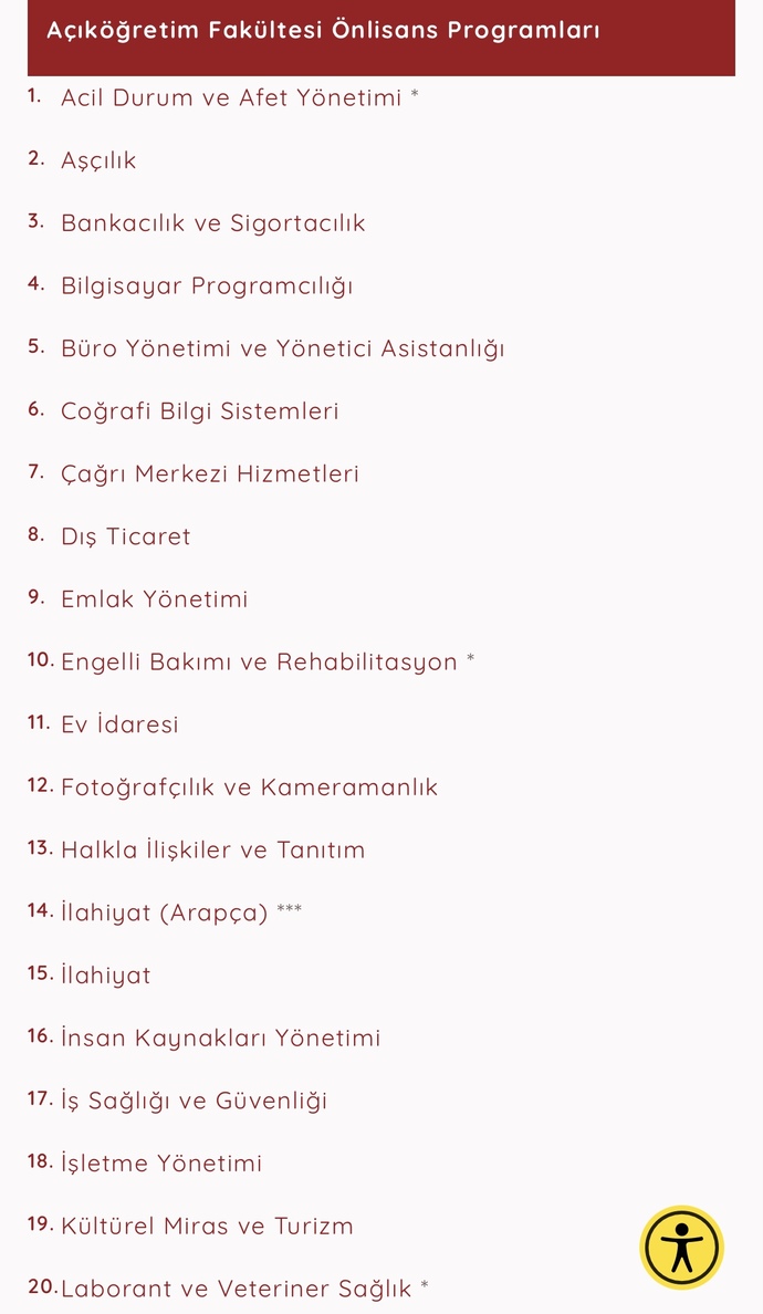 Önlisans bu bölümlerden hangisini önerirsiniz?