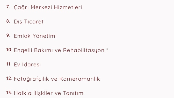 Önlisans bu bölümlerden hangisini önerirsiniz?