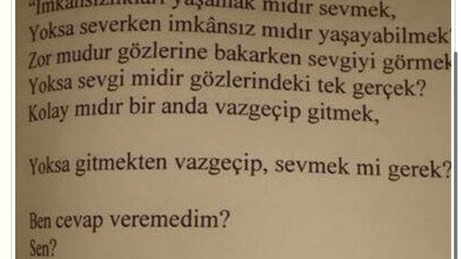 Size ait olan insanlar mı size daha iyi geliyor, uzak ve imkansız olanlar mı?