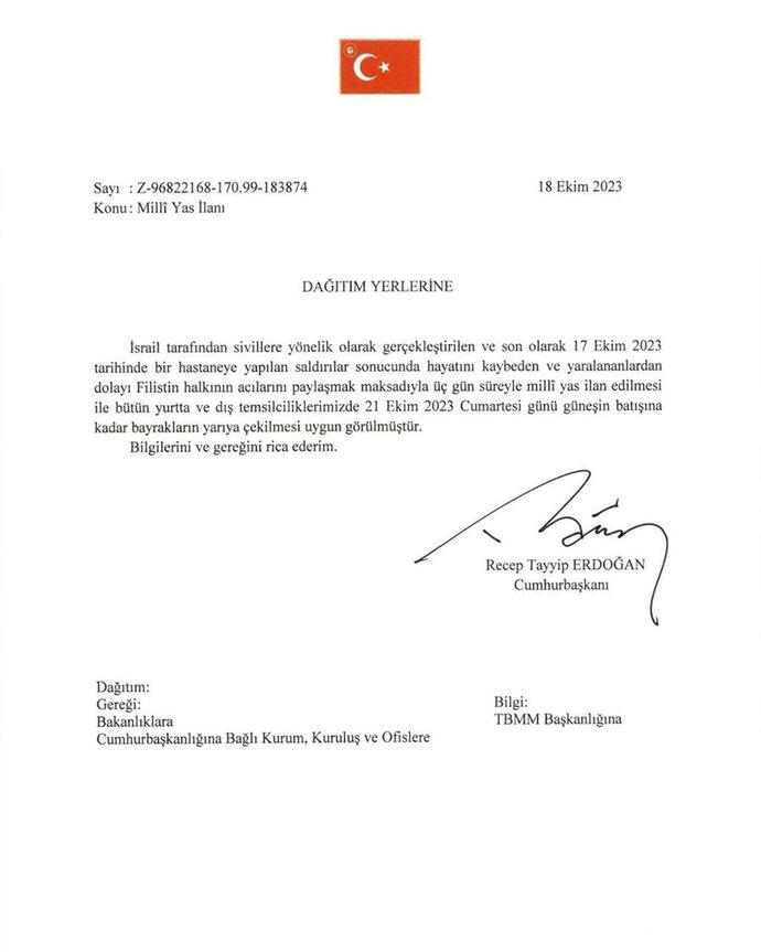 Türkiyede 3 gün ulusal yas ilan edildi! Ulusal yas edilince nelere dikkat etmek gerekiyor?