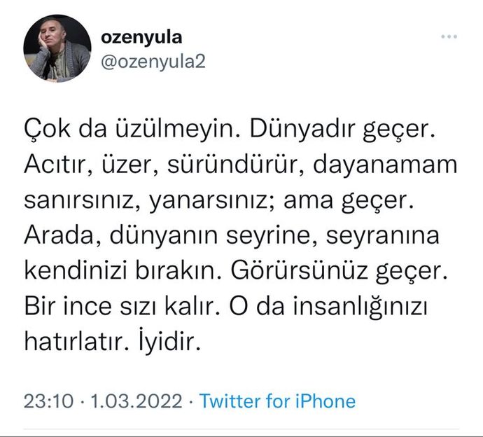 Galerinde şu anki ruh halini ifade eden fotoğrafı paylaşır mısın?