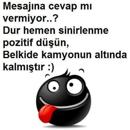 Pozitif bir zaman düşünün. Düşündünüz mü? Tamam şimdi unutabilirsiniz 😇
