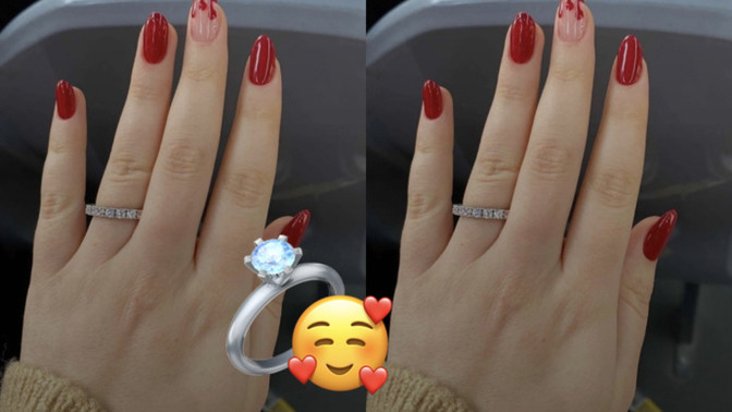 Sevgilim tamtur yüzük almış. Sizce nasıl 💍😍?