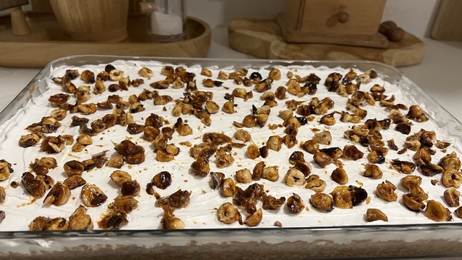 Kahveli Krokanlı pastam nasıl görünüyor?