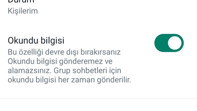 Whats u* dedigin boyle olmalı?