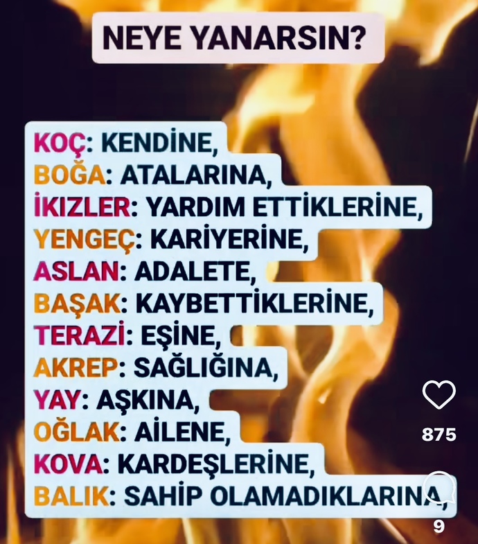 Sen neye yanarsın? Doğru mu peki?