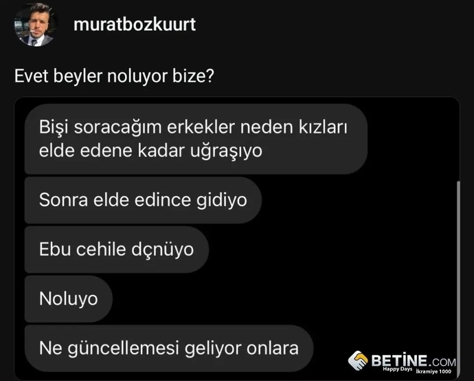 Bu durumu aciklayabilir misiniz beyler?