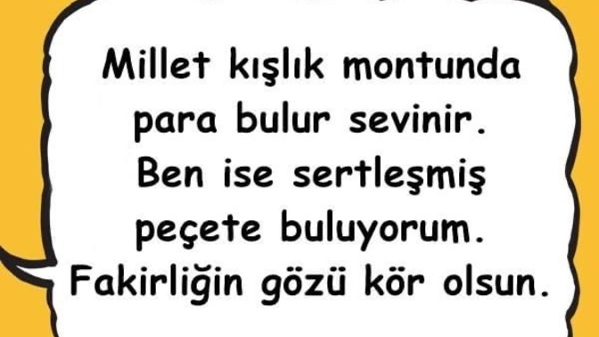 Kışlık cekette paranızı buldunuz mu?