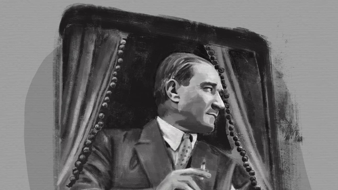 Cumhuriyetimizin 100. yılına özel olarak Atamızın portresini çizmeye çalıştım, nasıl olmuş?