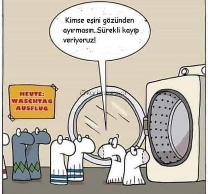 Çoraplarınız kayboluyorlar mı?