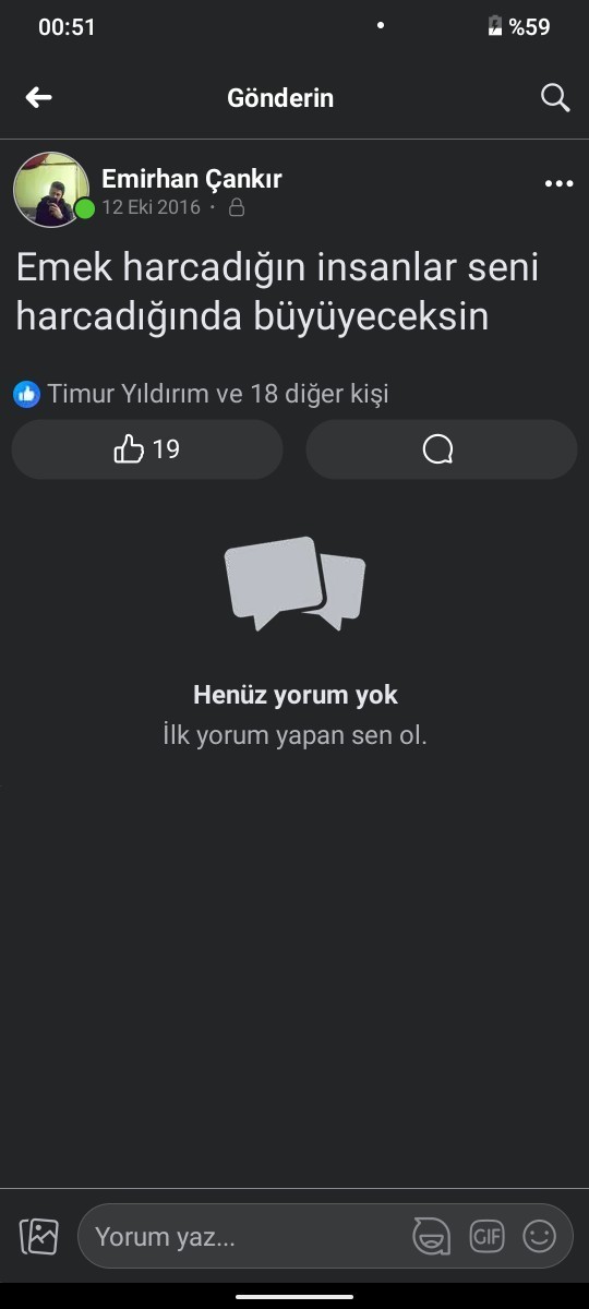 Emek verdiğin insanlar sana ne yaptı?