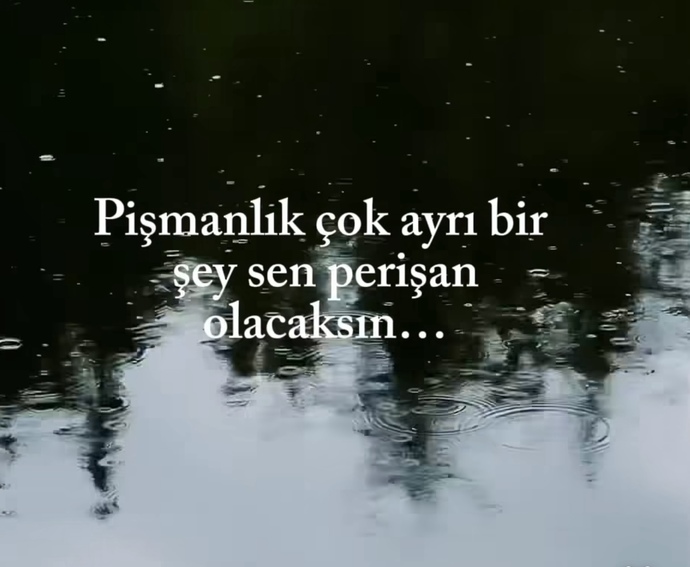 Kalbinde merhamet olmayan pismanda olmaz perisanda olmaz. Farkinda bile olmaz?