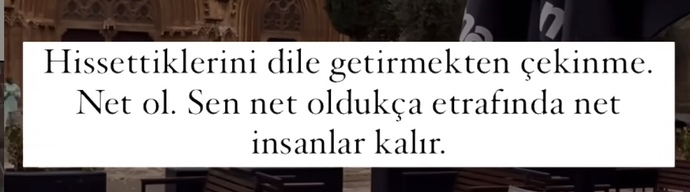 Her zaman net misindir her konuda?