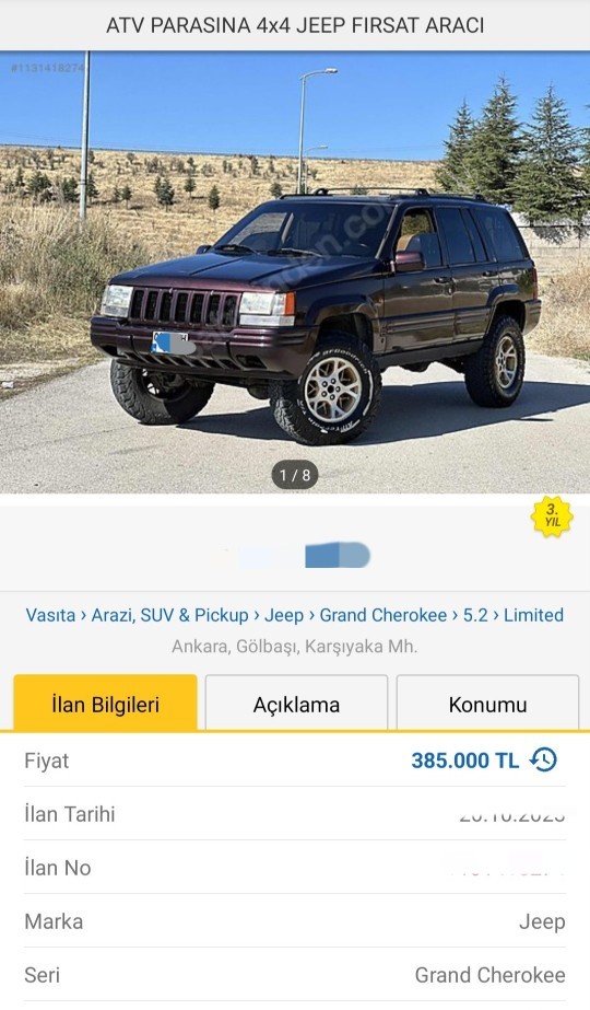 Şu arabanın modeli ne olabilir?