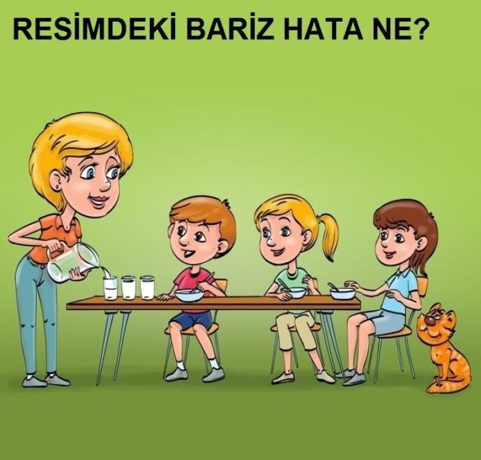 Sizce resimdeki bariz hata nedir?