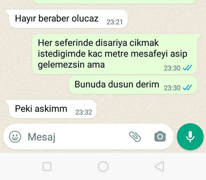 Sevgilim arkadas edinmeme izin vermiyor. Haklimi?