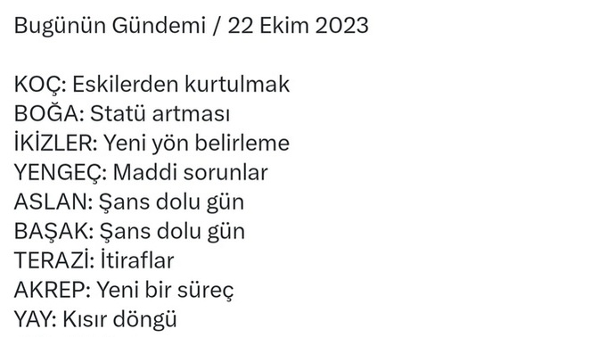 Burcuna göre bugün gündemin nedirr?