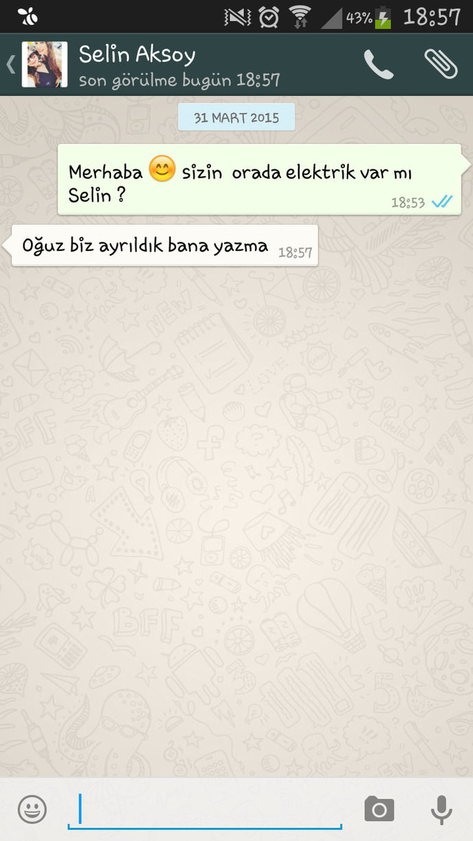Eski sevgiliye mesaj atma fikrini düşünmek eziklik mi yoksa özlem mi?