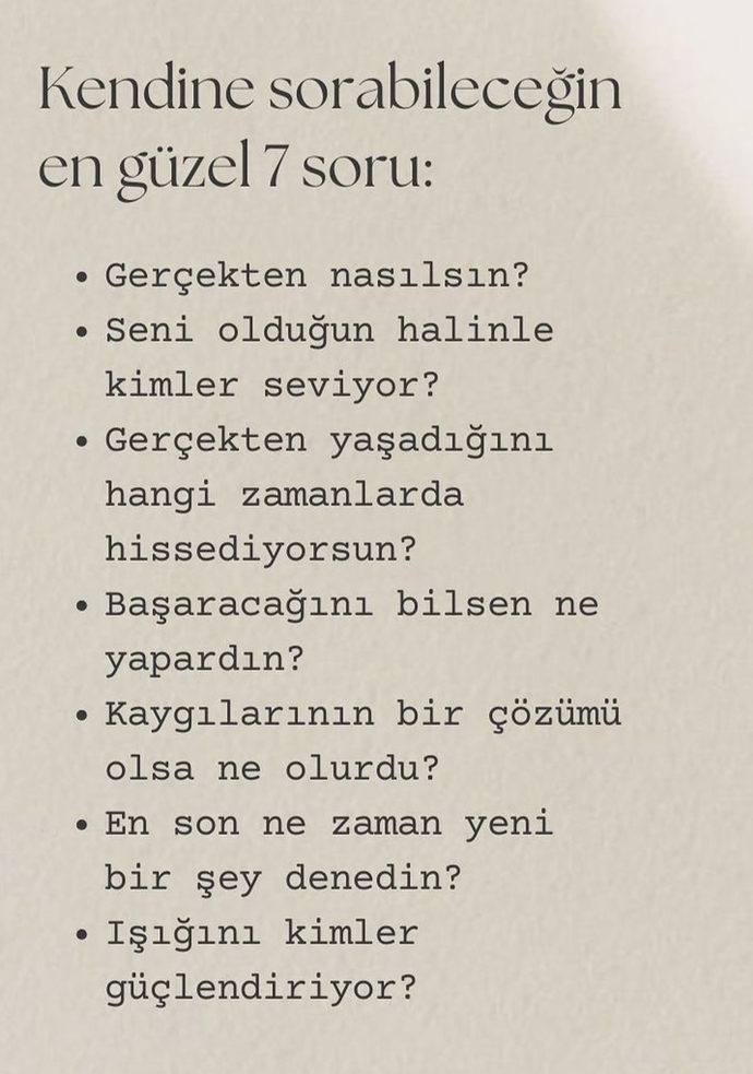 Gerçekten nasılsınız? Kendinize verdiğiniz sözleri ne kadar tuttunuz?