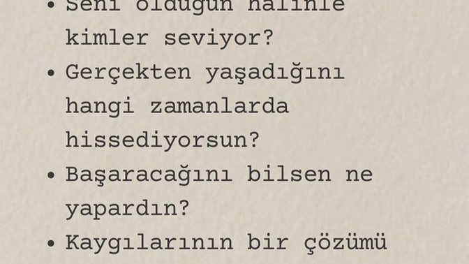 Gerçekten nasılsınız? Kendinize verdiğiniz sözleri ne kadar tuttunuz?