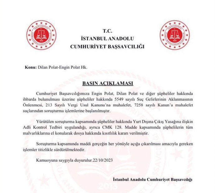 Dilan Polat ve Engin Polatın tüm malvarlıklarına el koyulmuş. Yaşanan olaylar hakkında ne düşünüyorsunuz?