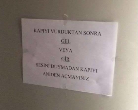 Kalbinizin kapısı olsa üzerinde ne yazardı?