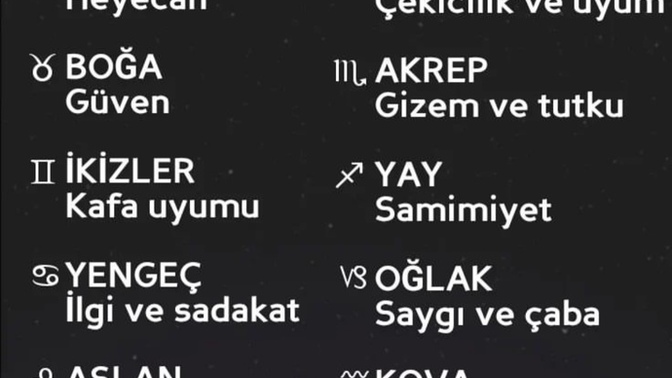Burcunuza göre karşı cinste aradığınız ne?
